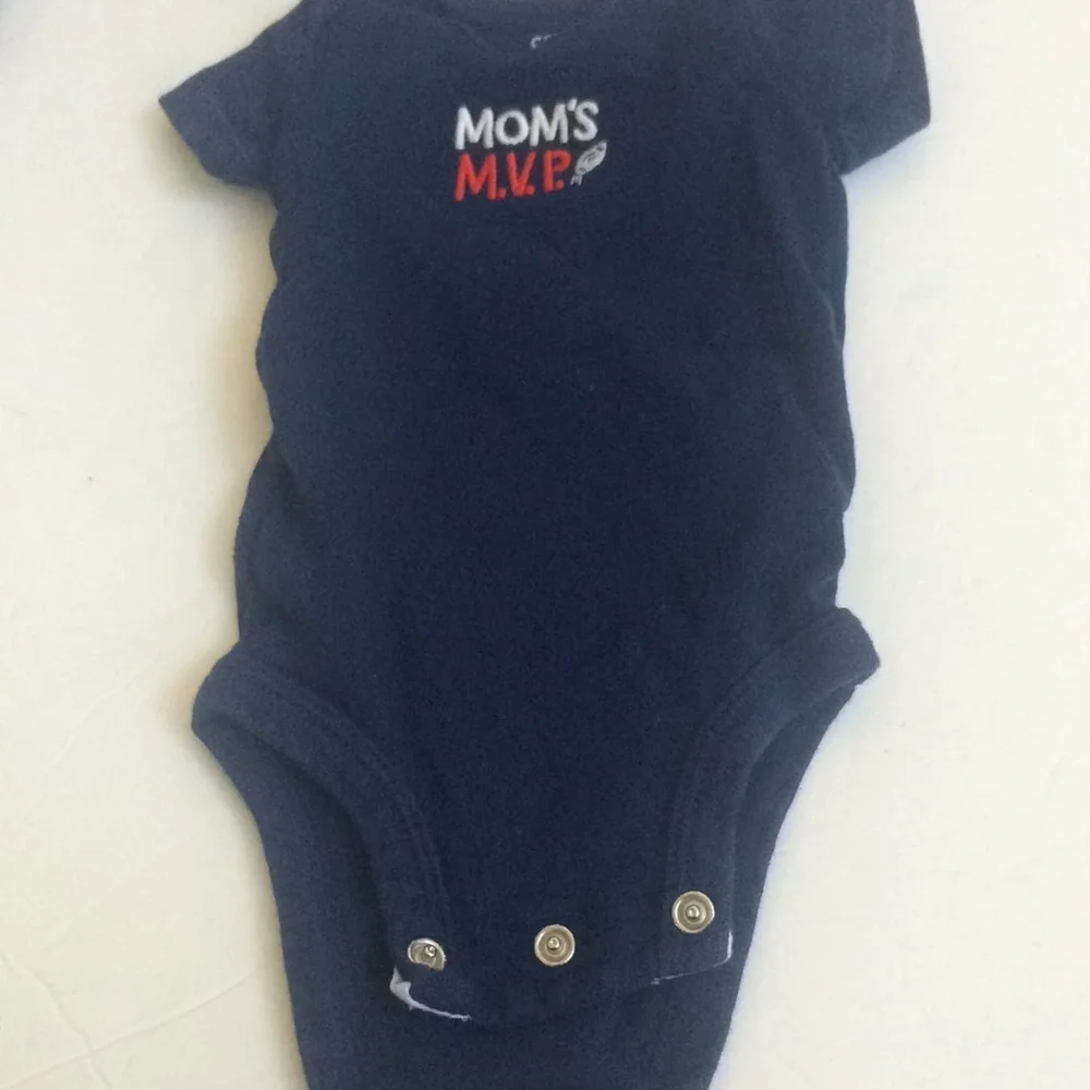 Carters mvp onesie newborn